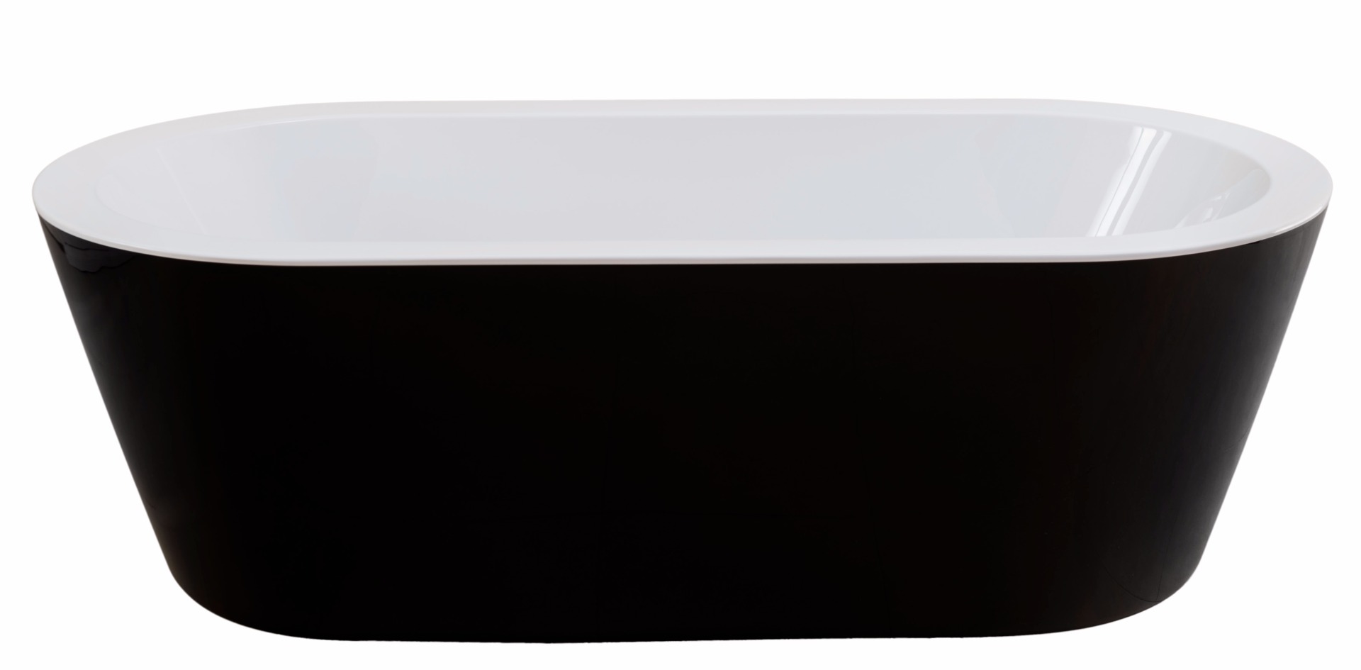 Como Freestanding Bath 1800mm Black by Early Settler Style Sourcebook