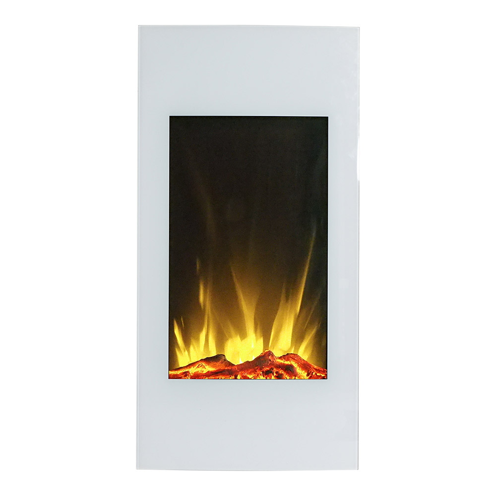 Hanley Wall Mounted Electric Fireplace White 40cm by Early Settler