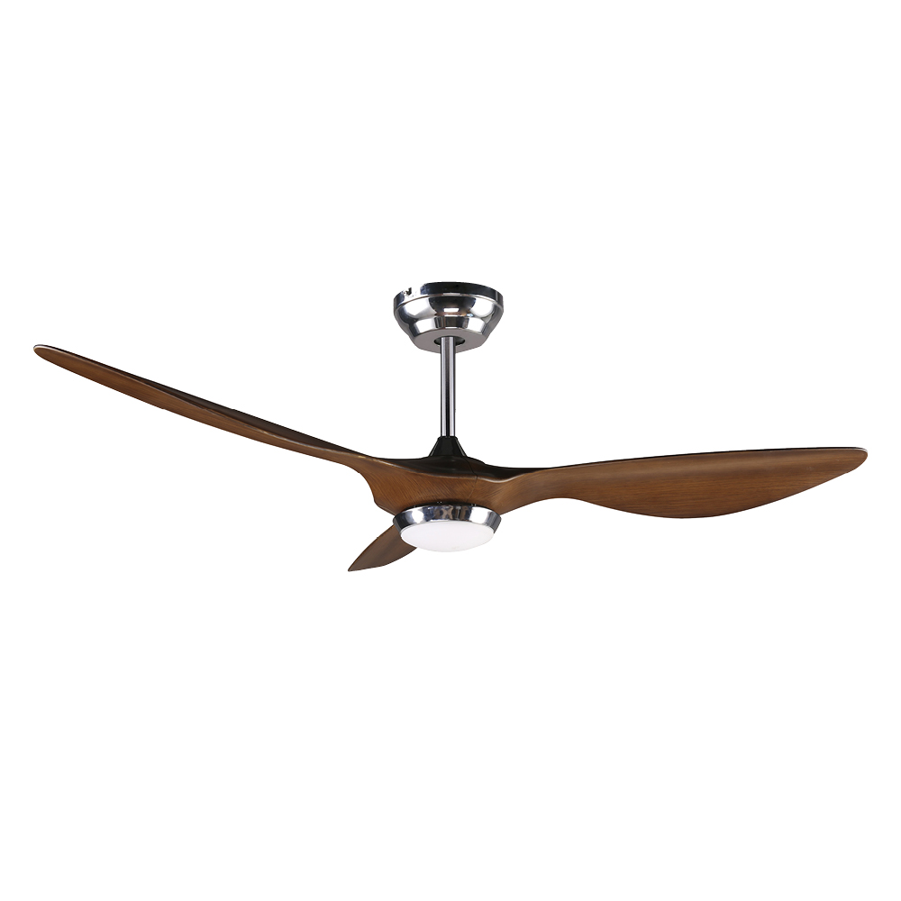 Hayman Indoor/Outdoor DC Fan Timber Finish with LED Light 132cm (Incl by Early Settler Style