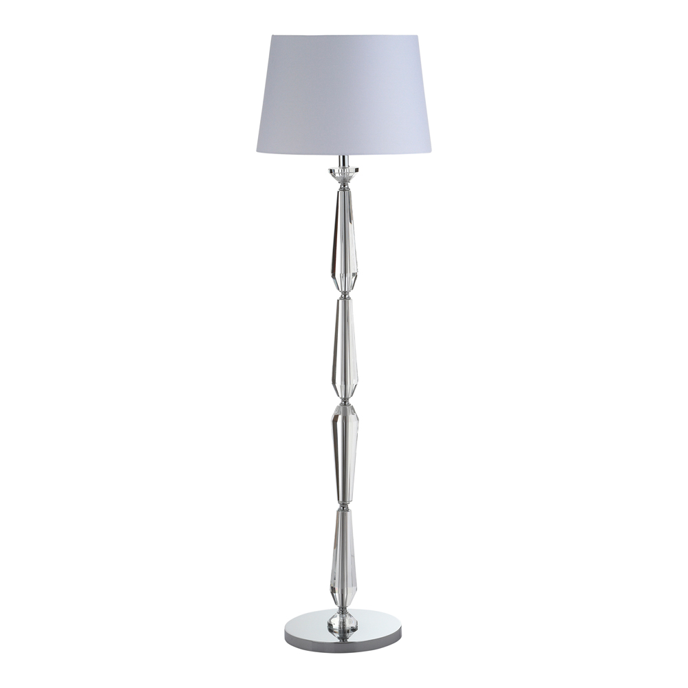 Magdelene Crystal Glass Floor Lamp 150cm by Early Settler - Style