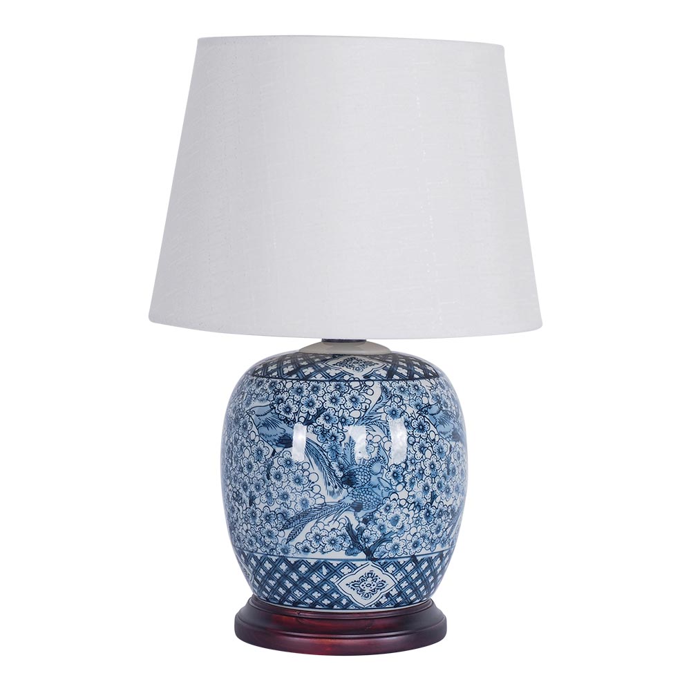 Serenity Ceramic Jar Table Lamp 50cm by Early Settler Style Sourcebook