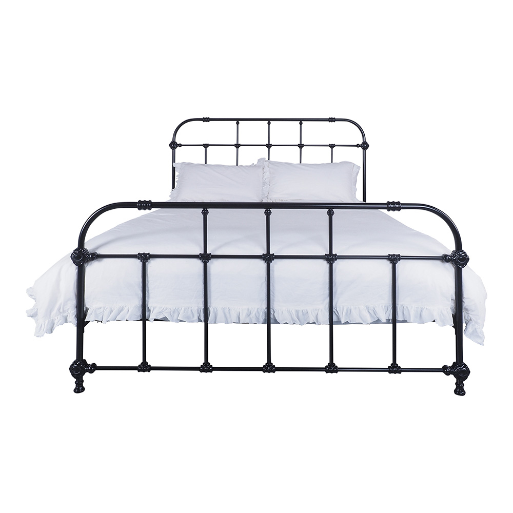 Manor Queen Bed Black by Early Settler Style Sourcebook