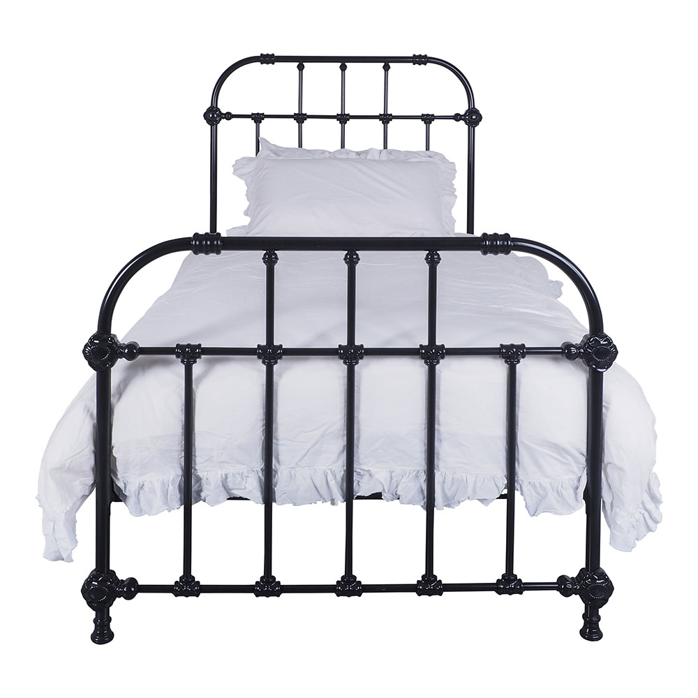 Manor Single Bed Black by Early Settler Style Sourcebook