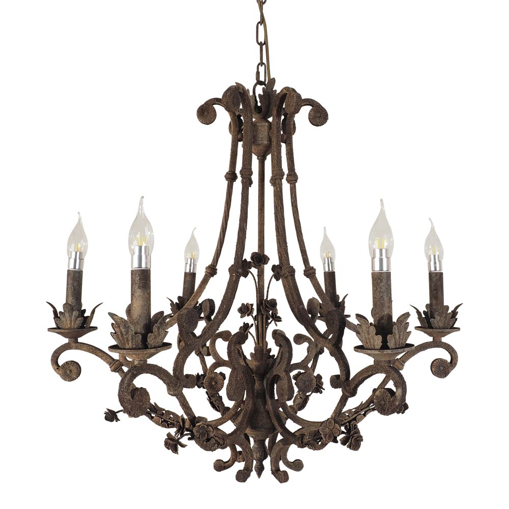 Verena 6 Light Chandelier by Early Settler Style Sourcebook