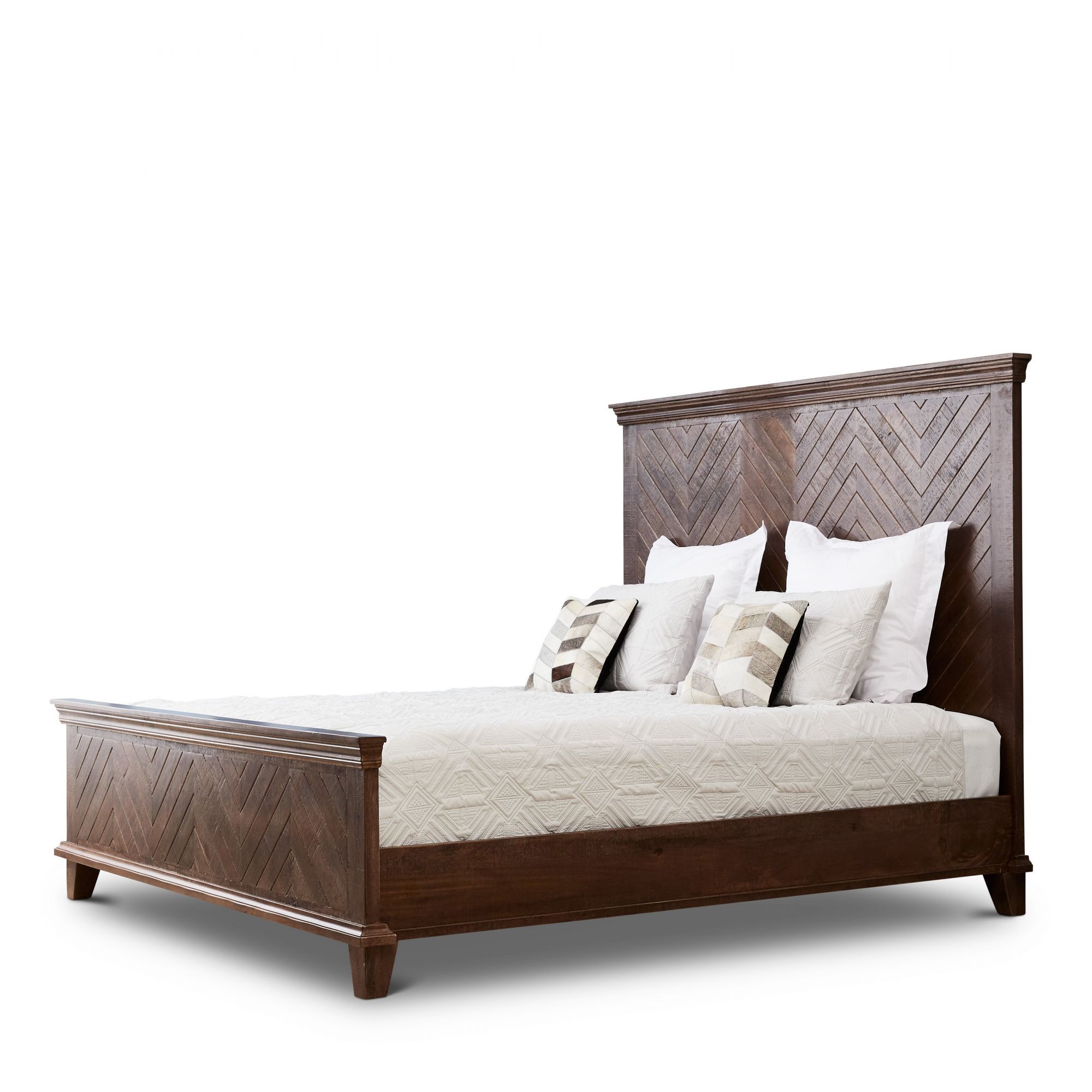 Herringbone Queen Size Bed by Koala Living Style Sourcebook
