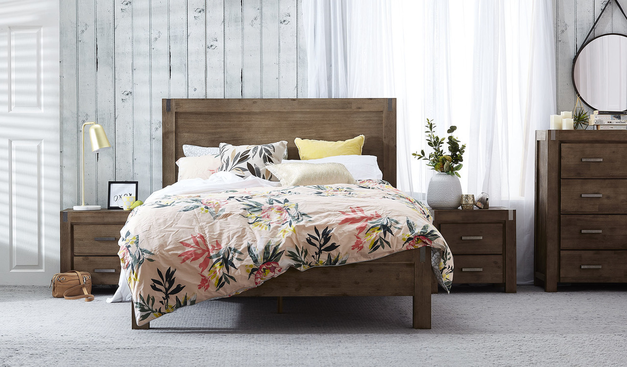 Boulevard 4 pce tallboy bedroom suite by Focus On Furniture Style