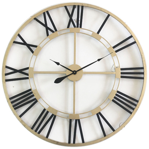 80cm Aura Floating Metal Wall Clock by Temple & ster Style Sourcebook