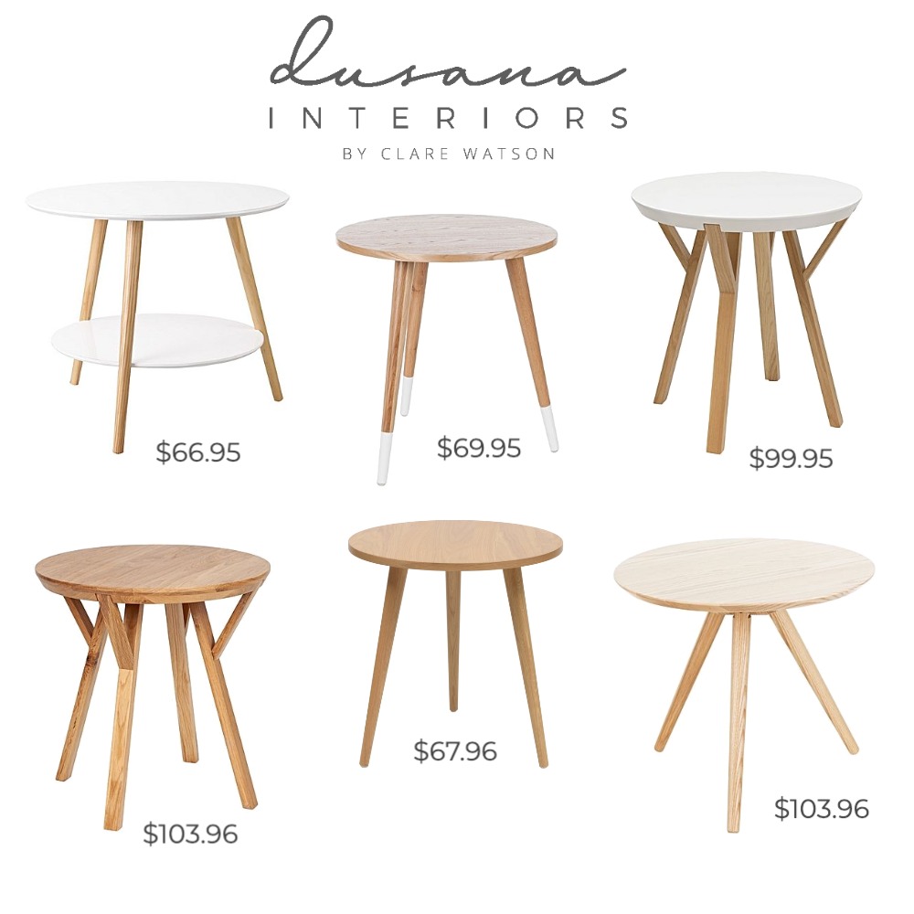 Zanui Side Tables Interior Design Mood Board by Dusana Interiors