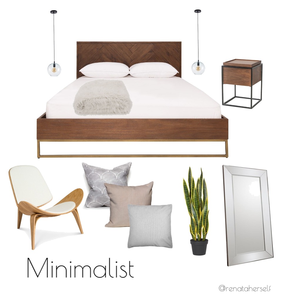 Minimalist bedroom Interior Design Mood Board by Renata - Style Sourcebook