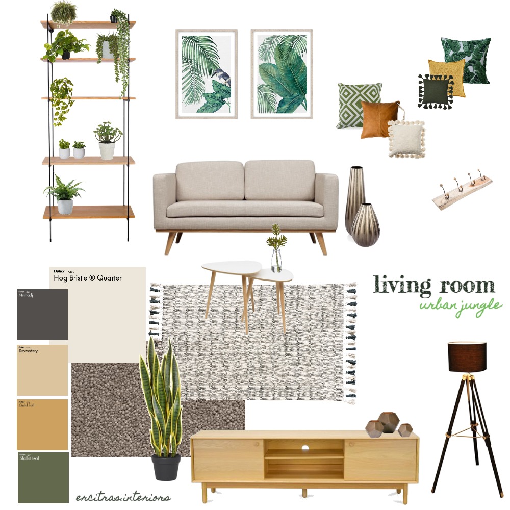 Thomastown Flat Interior Design Mood Board by KUTATA Interior Styling