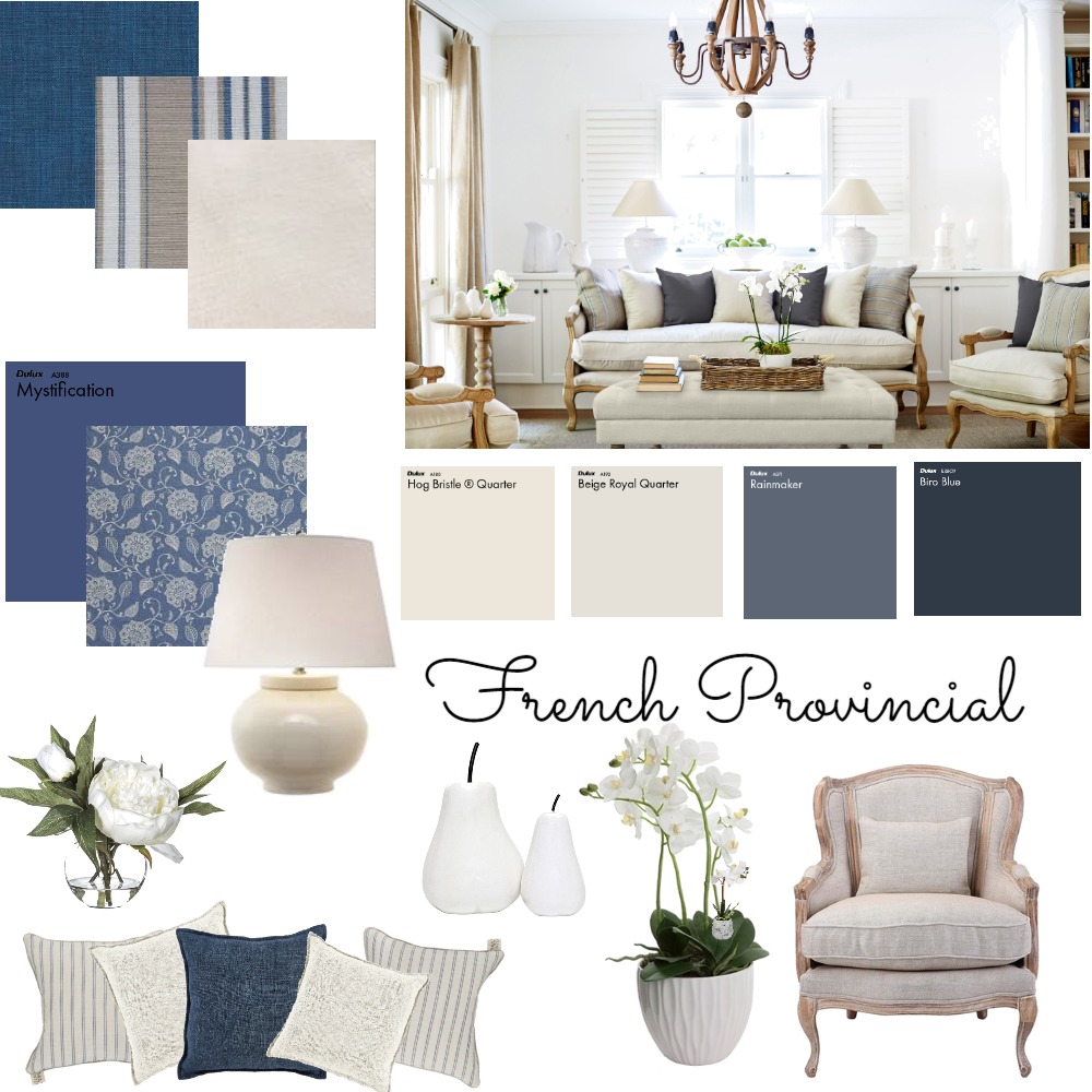 Style Sourcebook French Provincial Interior Design Mood Board by CharlieBe | Style ...