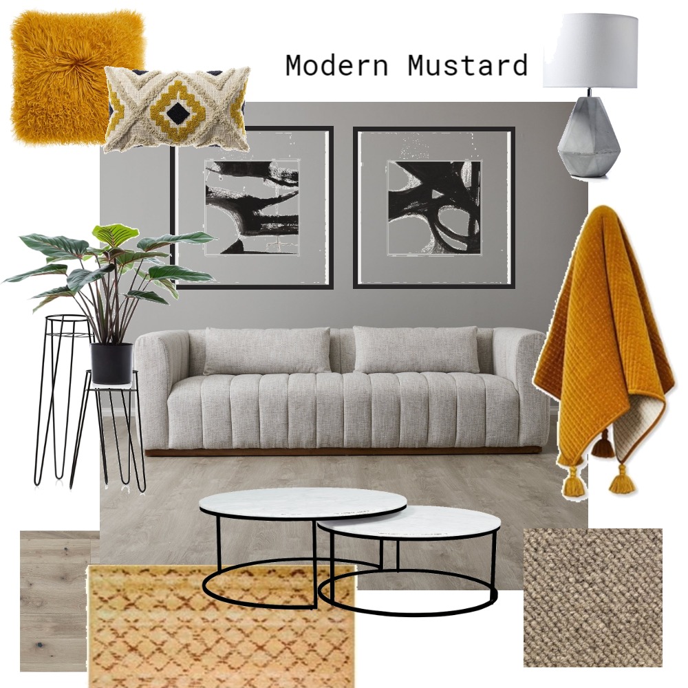 Modern Mustard Interior Design Mood Board by The_Fitness_Foodie Style Sourcebook