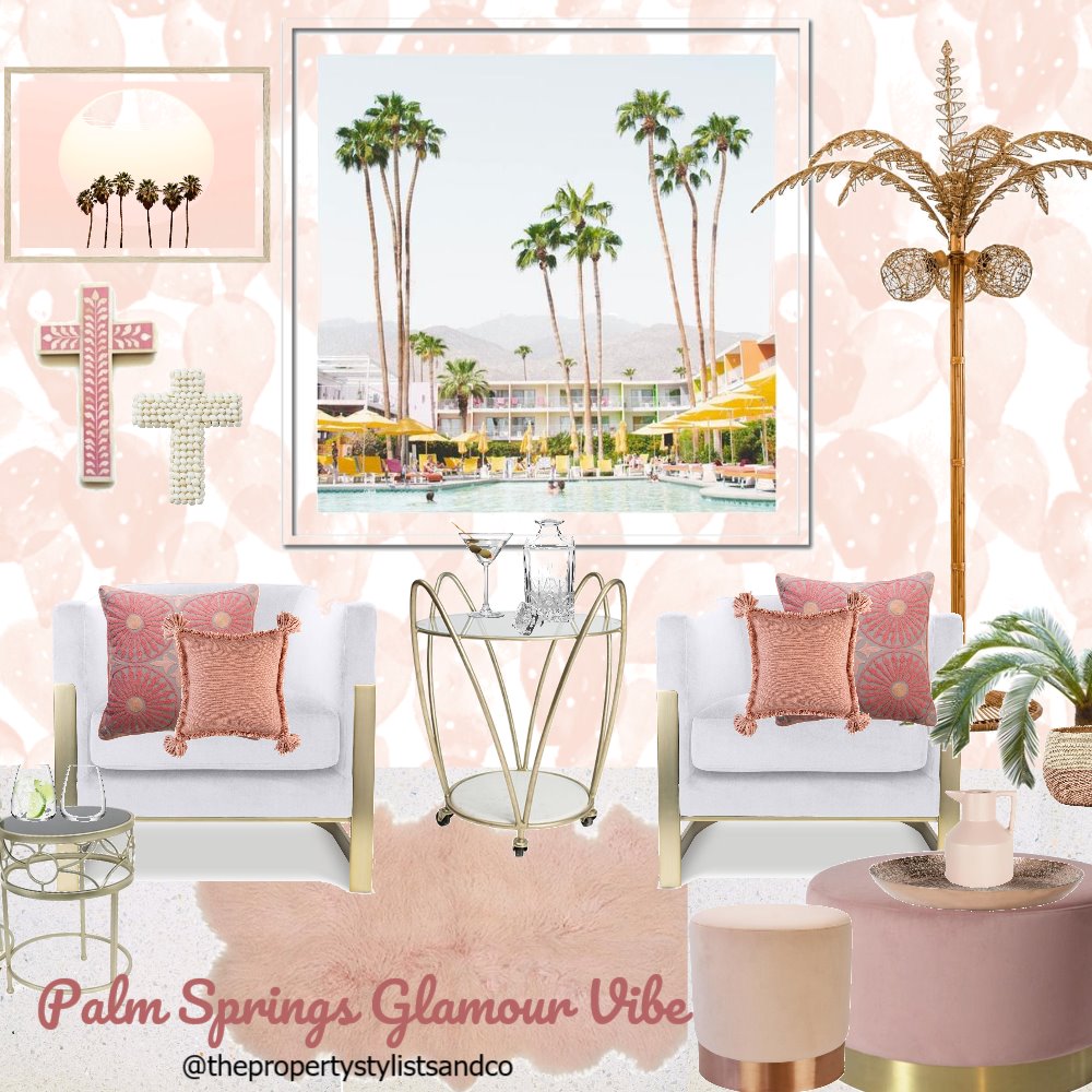 that palm springs vibe Interior Design Mood Board by The Property Stylists  & Co - Style Sourcebook