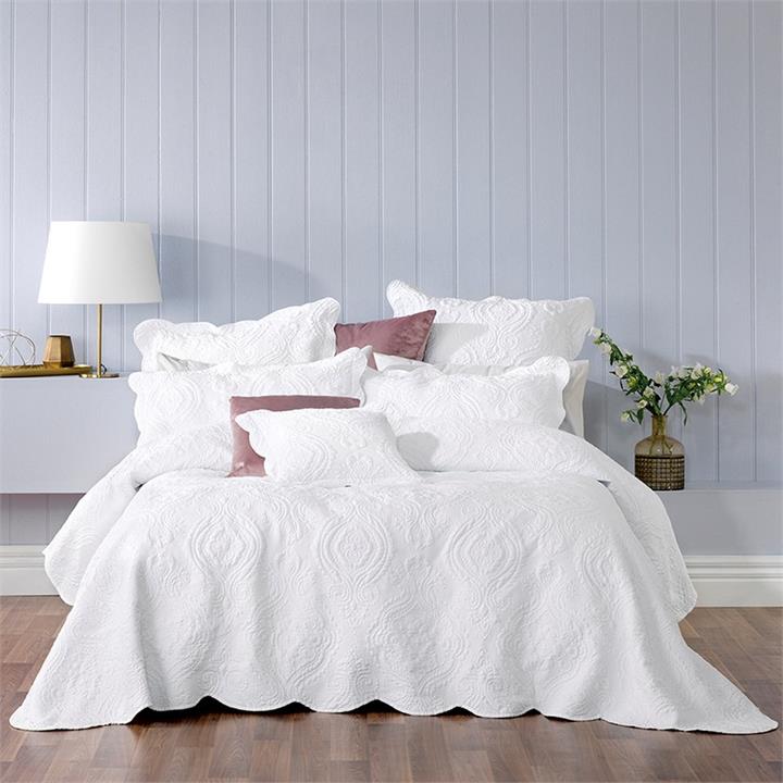 Bianca Cordelia Bedspread Set White Bedspread Set White By Adairs by