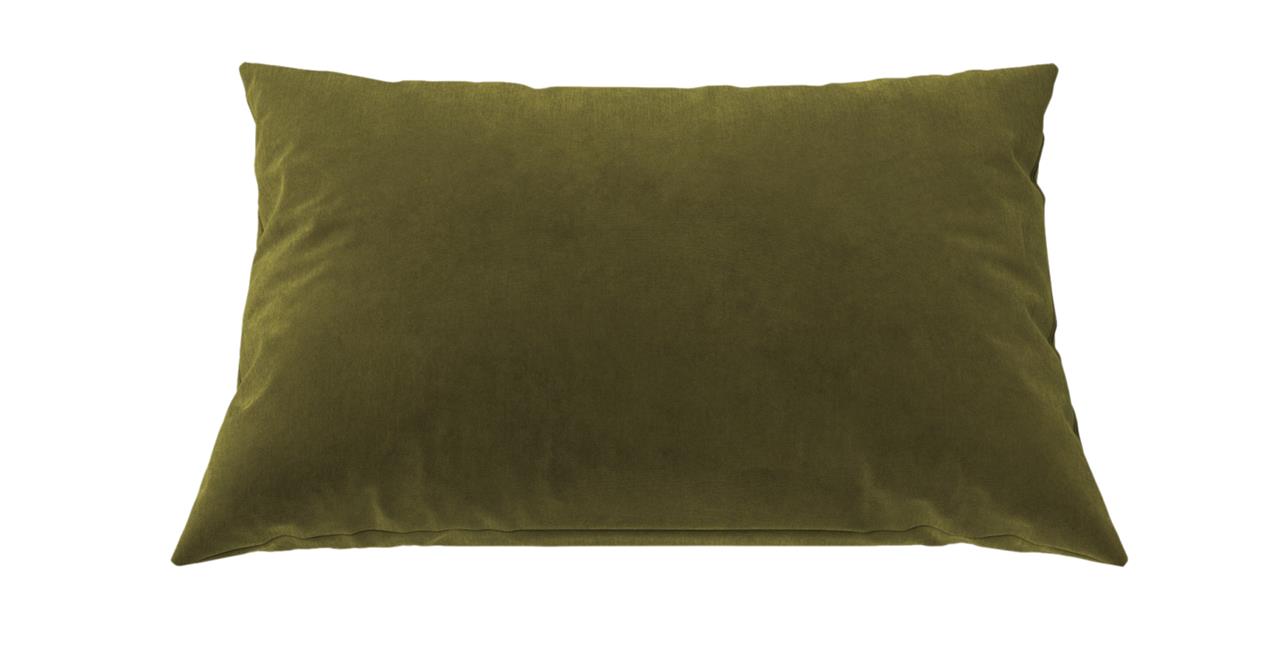 Elementary Cushion Olive Green 40 x 60 cm 40 x 60 cm by Brosa Style