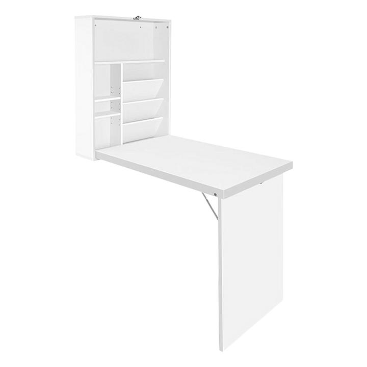 FoldAway Wall Desk in White by Resort Living Style Sourcebook