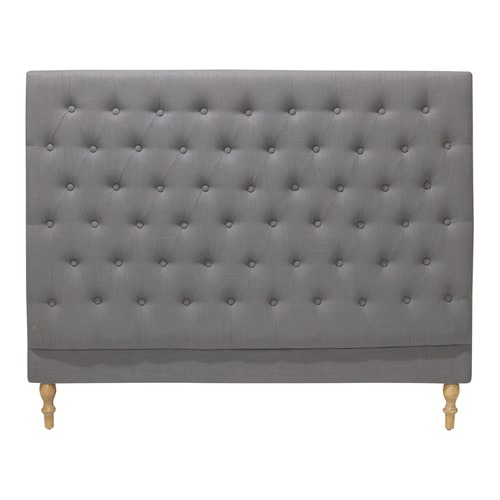 Grey Harper Chesterfield Bedhead Size King by Temple & ster Style