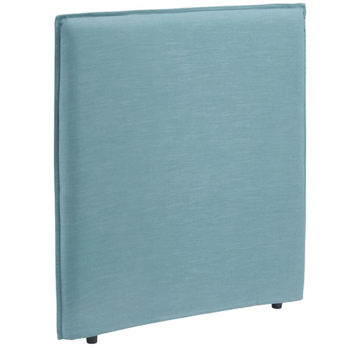 Teal Diablo Bedhead with Slipcover Size King Single by Temple