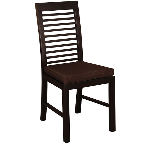 Holland Dining Chair with Cushion Colour Chocolate by Temple & Webster