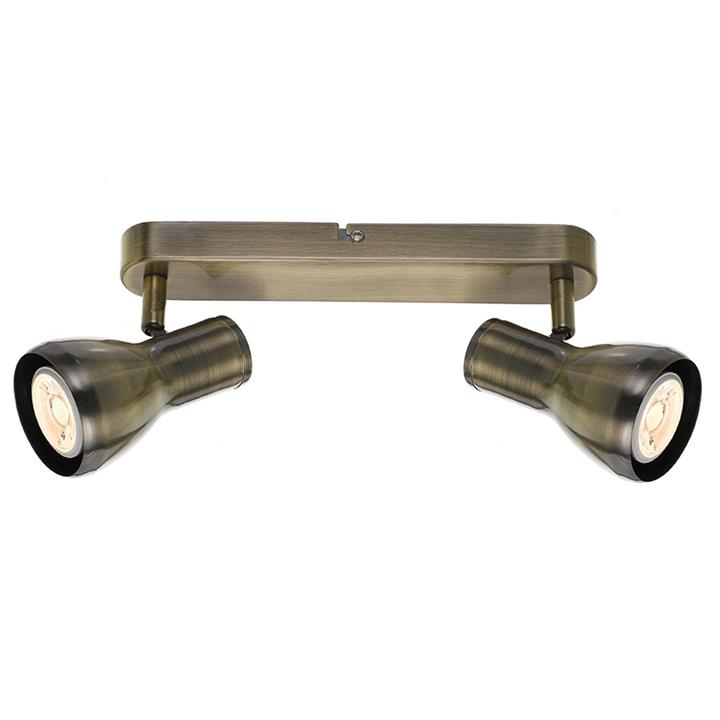 Curtis Metal Spotlight 2 Light Antique Brass By Telbix Style Sourcebook
