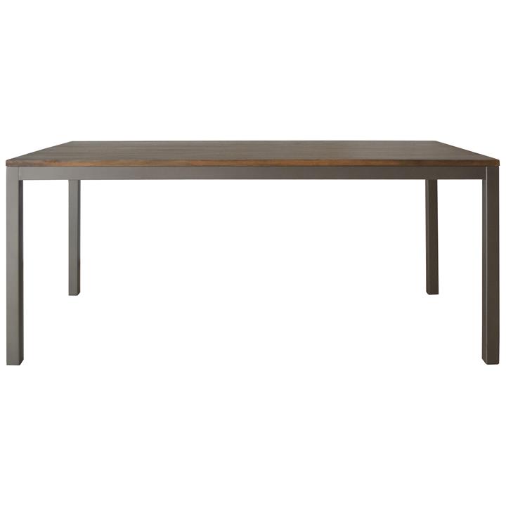 Byrne Mango Wood & Metal Dining Table, 150cm by Dodicci Style Sourcebook
