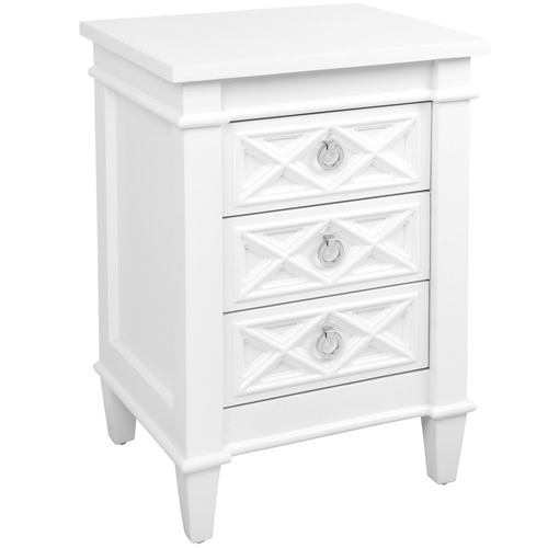 Small Plantation Bedside Table by Temple & ster Style Sourcebook