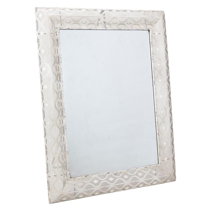 Ingrid Filigree Metal Frame Wall Mirror, 95cm by Casa Uno Style