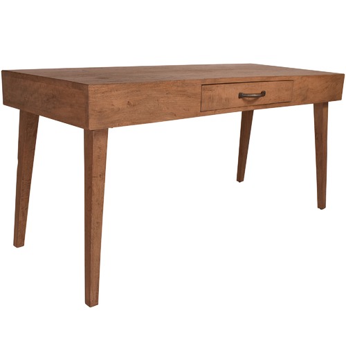 Ottilie Wooden Office Desk Colour Brown by Temple & Webster Style Sourcebook