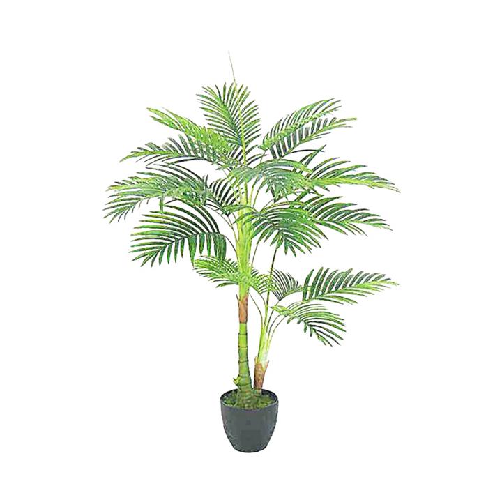 Potted Real Touch Artificial Areca Palm Tree, 110cm by Florabelle