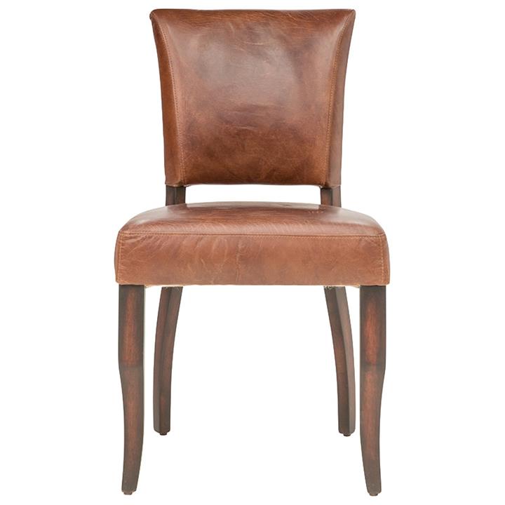 Toton Aged Leather Dining Chair by Affinity Furniture Style Sourcebook