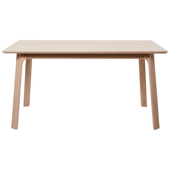 Capri White Oak Timber Dining Table, 150cm by Innova Living Style Sourcebook