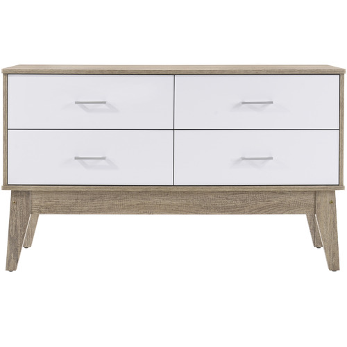 Oak & White Scandi Buffet Table by Temple & ster Style Sourcebook
