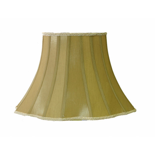 Champagne Waisted Lamp Shade Size 32cm x 24cm x 16cm by Temple