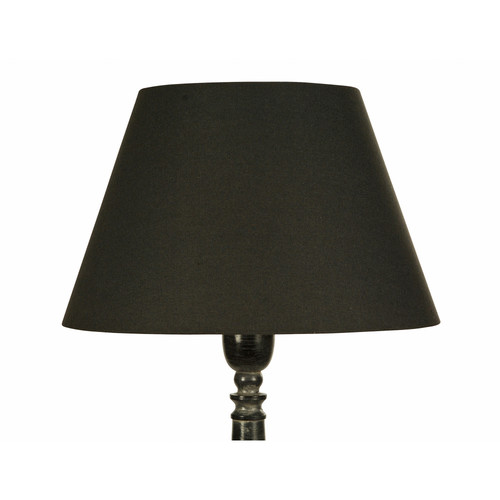 Tapered Blue Grey Drum Shade by Temple & ster Style Sourcebook