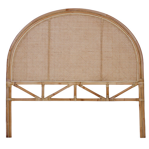 Natural Eclipse Rattan Bedhead Size King by Temple & ster Style