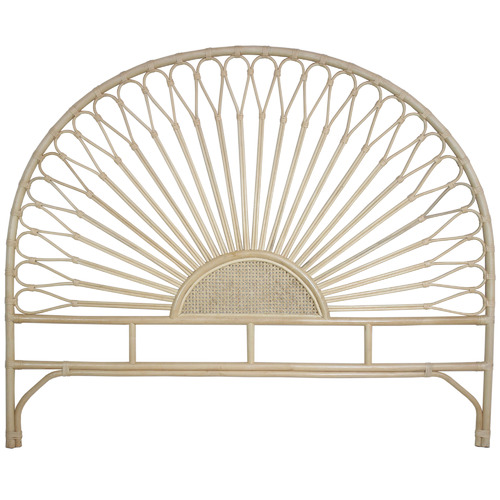 Layla King Rattan Headboard Colour Natural by Temple & ster Style