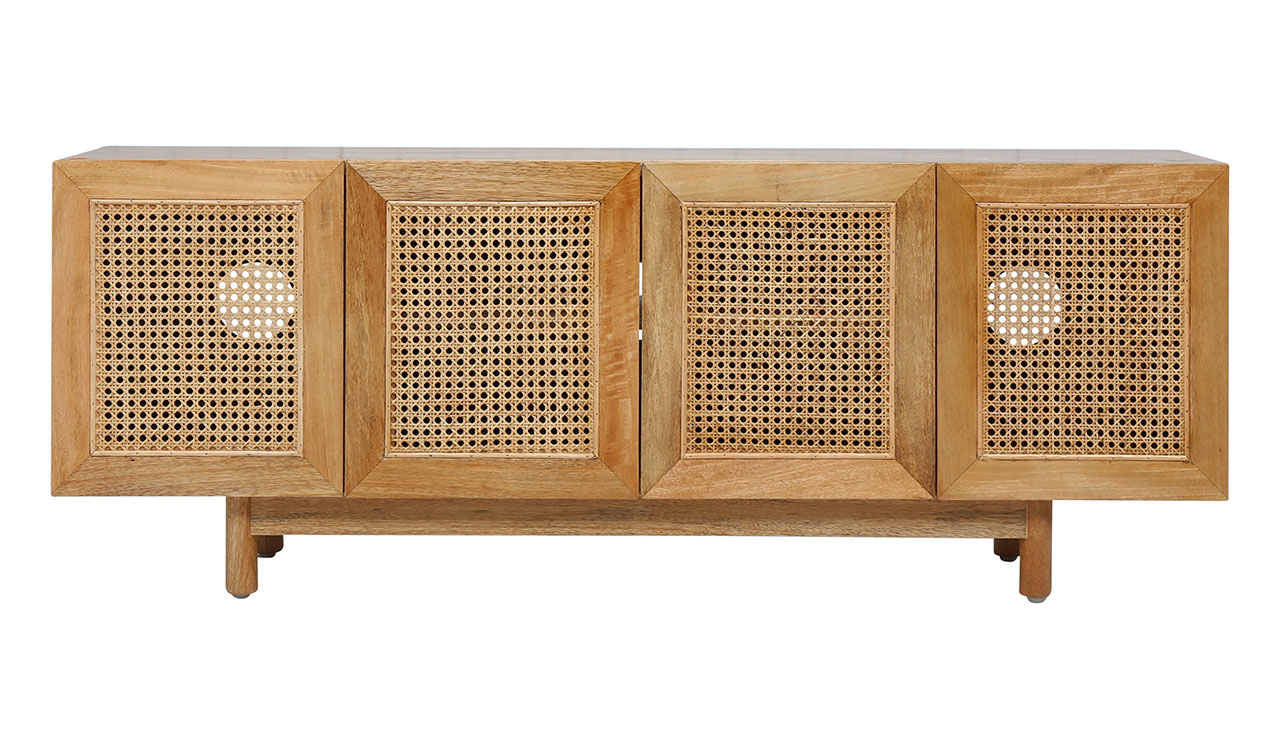 Horizon Entertainment Unit in Clear Lacquer by OzDesignFurniture