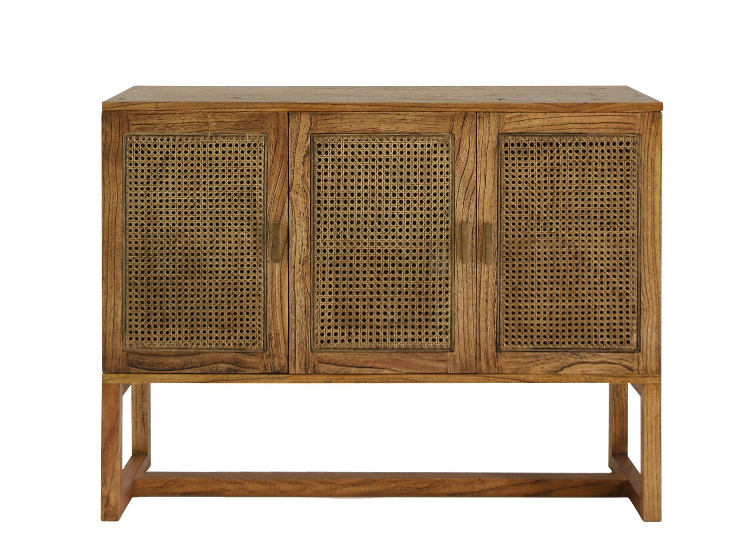 Rita 3 Door Buffet in Mindi/Rattan by OzDesignFurniture Style Sourcebook