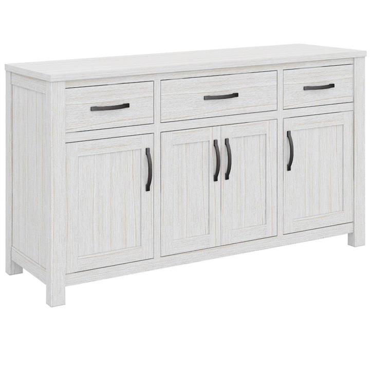 Lakeland Mountain Ash Timber 4 Door 3 Drawer Buffet Table, 158cm by