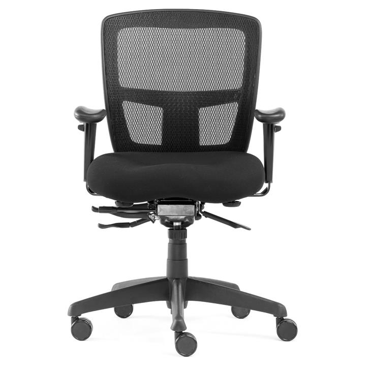 Miami II Fabric Office Chair with Arms by YS Design Style Sourcebook