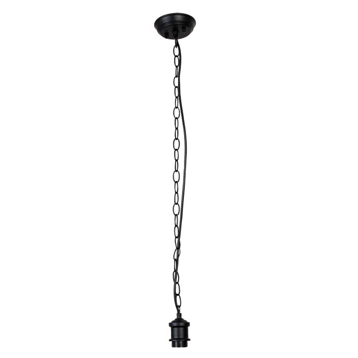 Albany Pendant Light Chain Suspension, Black by Oriel Lighting Style