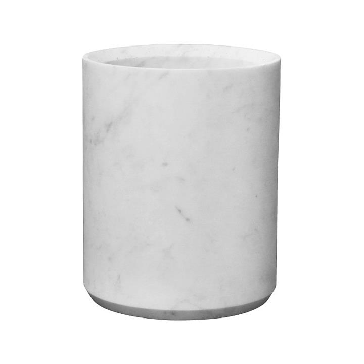 Jaipur Marble Wine Cooler, Large, White by Florabelle Style Sourcebook
