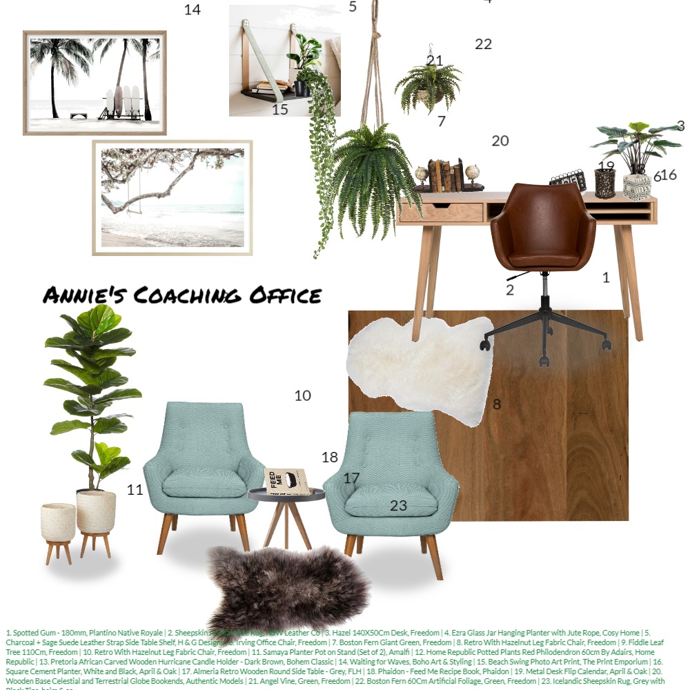 Coaching room in progress Interior Design Mood Board by Amuckel Style