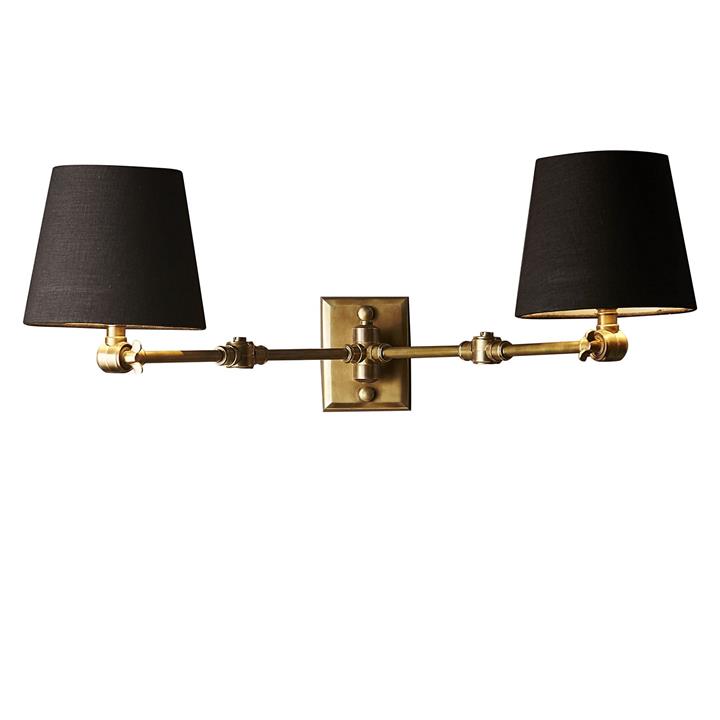 Worcester Sconce Base in Antique Brass by Emac & Lawton by Emac