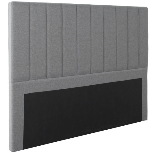 Carol Upholstered Queen Bedhead Colour Light Grey by Temple & ster