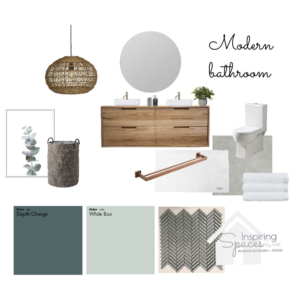 modern bathroom Interior Design Mood Board by MELLY1991 Style Sourcebook