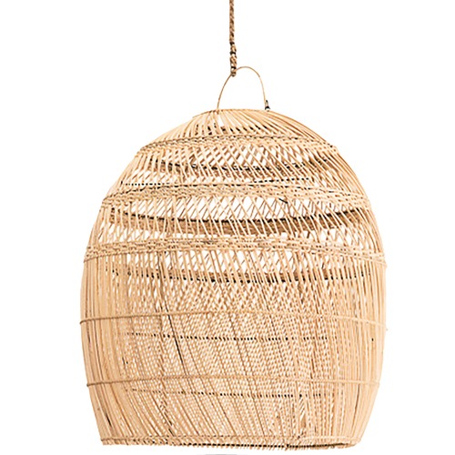 Oversized Daliah Rattan Light Shade by Temple & ster Style Sourcebook