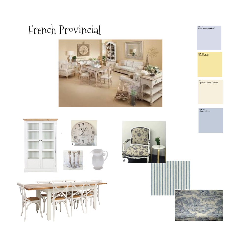 mood board french provincial Interior Design Mood Board by mjallen