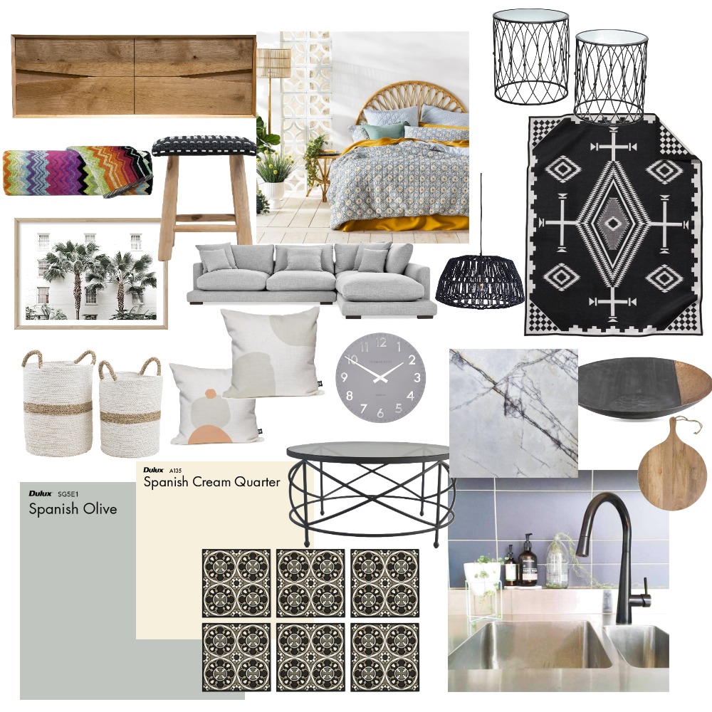 spanish style Interior Design Mood Board by rins229 Style Sourcebook