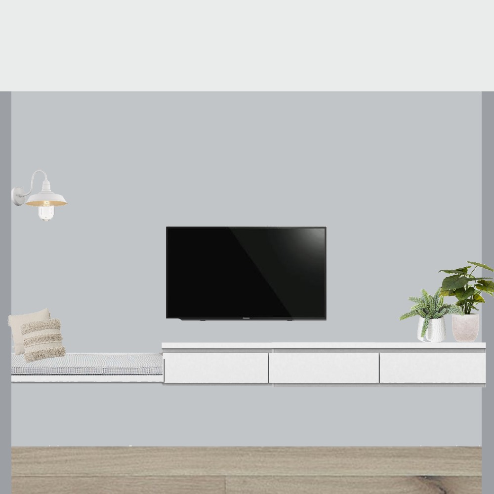 TV Unit / Bench Seat Interior Design Mood Board by becnjay Style